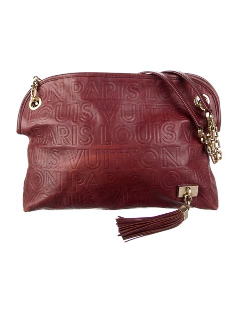 Louis Vuitton Monogram Paris Souple Wish Burgundy.